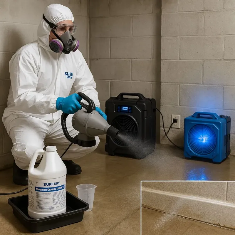 Sanitization and Odor Removal process in Napa, CA